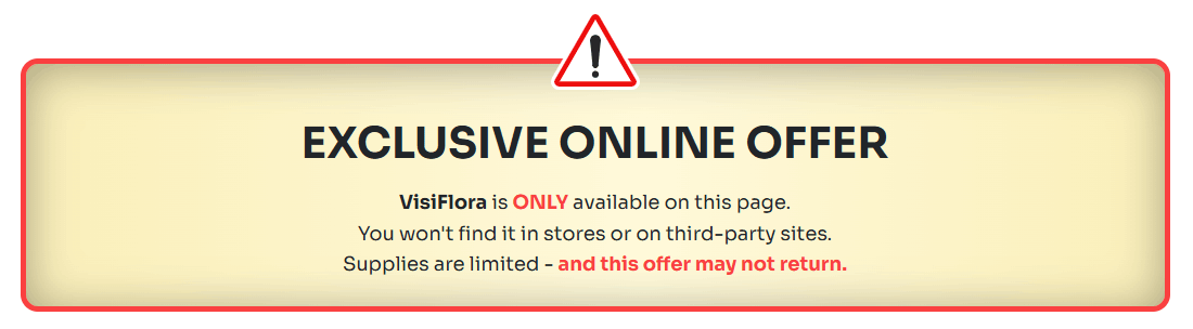 visiflora offer price